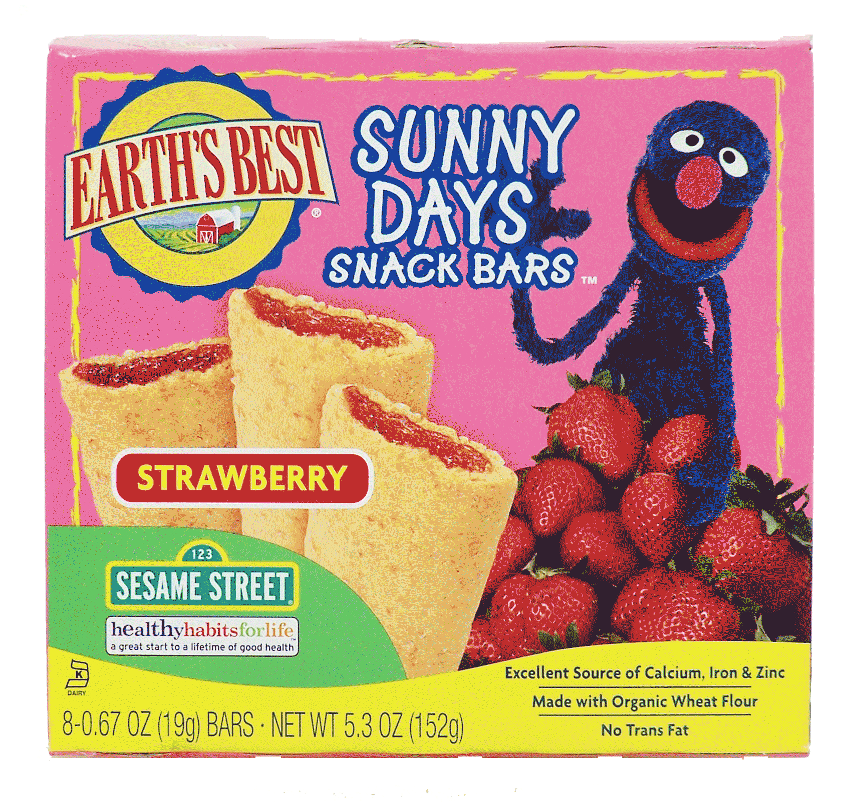 Earth's Best  sunny days snack bars, strawberry Full-Size Picture